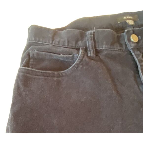 Alfani Mens Corduroy Pants Size 32x30 Color Navy Blue Five-Pocket Cotton Import - Picture 12 of 16